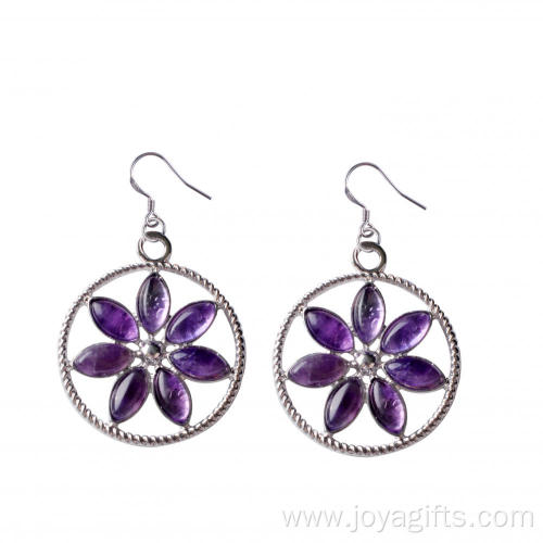 Wholesale Amethyst Flower of Life Pendant Necklace